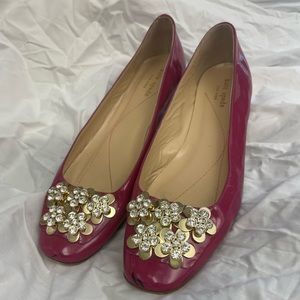 Kate Spade leather jeweled ballet flat - Size 9 US